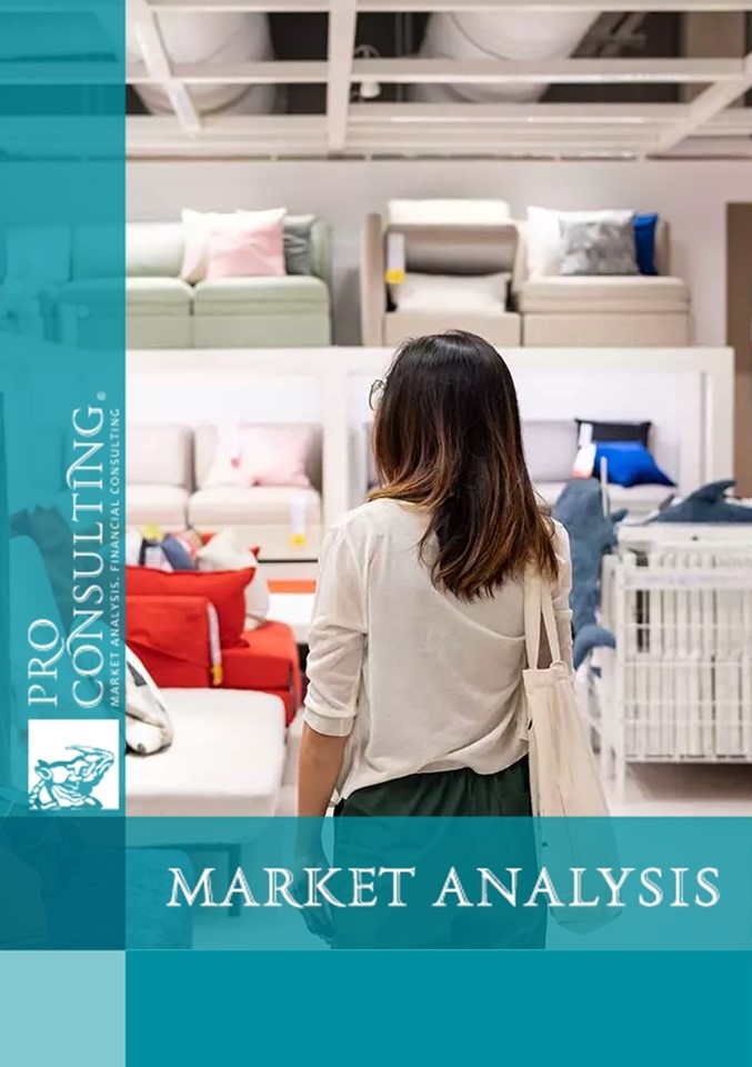 Market research report on furniture in Scandinavia. 2025 year